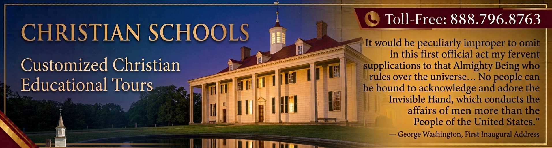 Christian School Tours to Washington DC